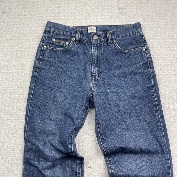 Y2K Calvin Klein Jeans Classic 5 Pocket Bootleg Jeans Denim Size 7 Casual - Picture 2 of 12